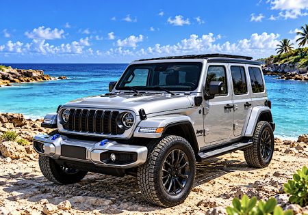 JEEP WRANGLER Hybride benzine Cabrio met elektrisch Sunroof Unlimited 4xe 380  GR
