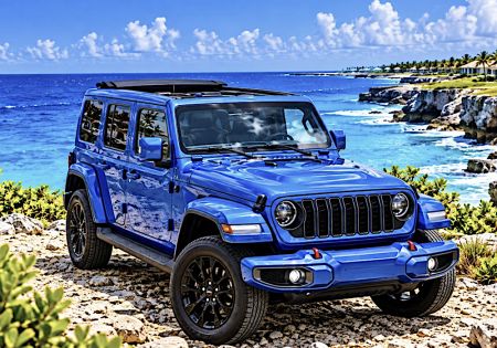 Jeep Wrangler huren ARUBA met onbeperkte kilometers voor 1,2 of 3 dagen
